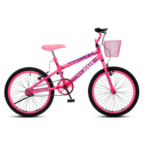 Bicicleta Colli 107 Jully Aro 20 - Rosa Neon