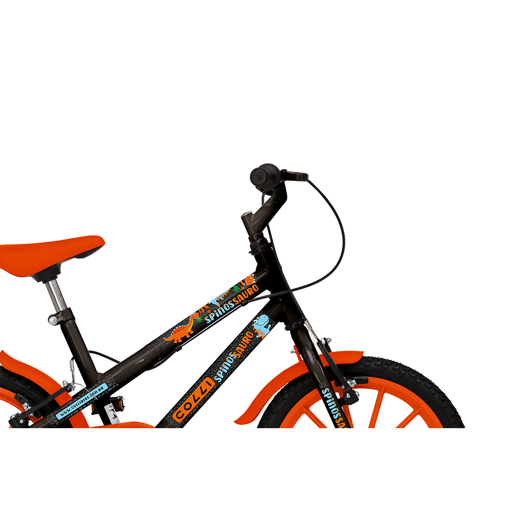 Bicicleta Colli 202 Spinossauro Aventuras Aro 16 1112D - Preto