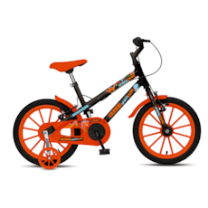 Bicicleta Colli 202 Spinossauro Aventuras Aro 16 1112D - Preto Fosco  Bicicleta Colli 202 Spinossauro Aventuras Aro 16 1112D - Preto Fosco
