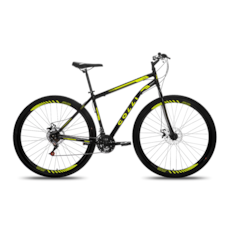 Bicicleta Colli 3440 Nantes 21 Marchas Aro 29 - Preto/Amarelo Neon
