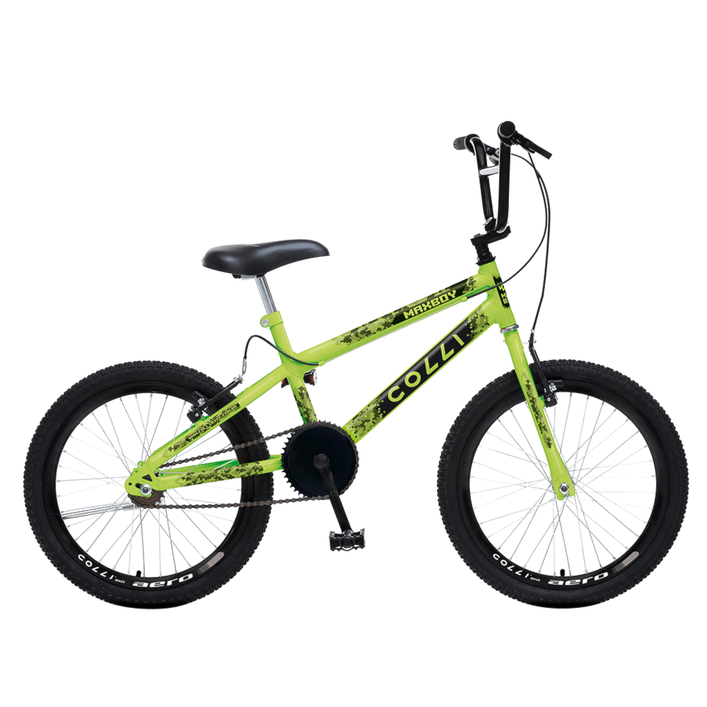 Bicicleta Colli Aro 20 Max Boy 206 - Amarelo Neon - Martinello