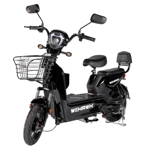 Bicicleta Elétrica Sccoter Wehawk Basket 5002 HW500 - Preto