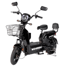 Bicicleta Elétrica Sccoter Wehawk Basket 500W HW500 - Preto Bicicleta Elétrica Sccoter Wehawk Basket 500W HW500 - Preto