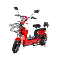 Bicicleta Elétrica Sccoter Wehawk Basket 500W HW500 - Vermelho