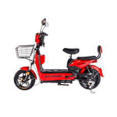 Bicicleta Elétrica Sccoter Wehawk Basket 500W HW500 - Vermelho