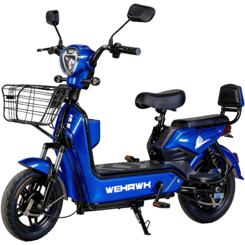 Bicicleta Elétrica Scooter Wehawk Basket WX-03 800W - Azul Safira