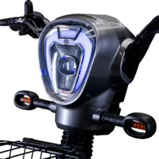 Bicicleta Elétrica Scooter Wehawk Basket WX-03 800W - Cinza
