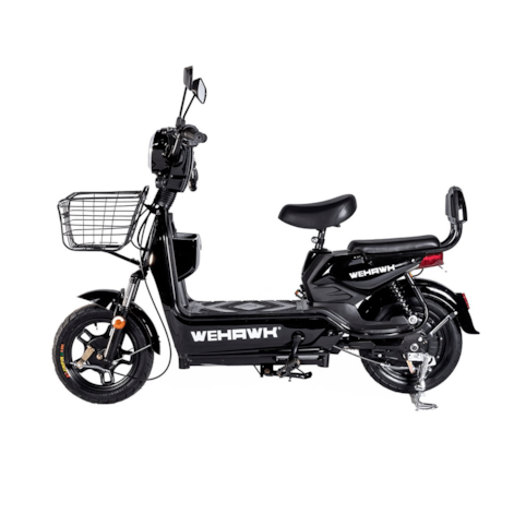 Bicicleta Elétrica Scooter Wehawk Basket WX-03 800W - Preto