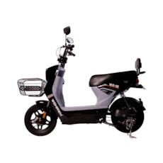 Bicicleta Elétrica Wehawk Basket 800W - WX-15 - Preto/Cinza