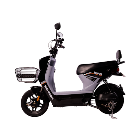 Bicicleta Elétrica Wehawk Basket 800W - WX-15 - Preto/Cinza