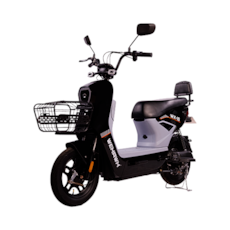 Bicicleta Elétrica Wehawk Basket 800W - WX-15 - Preto/Cinza