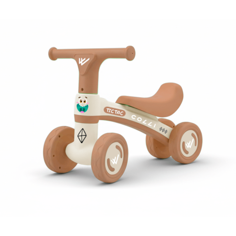 Bicicleta Infantil Colli Tic Tac Equilibrio Aro 12 - Marrom