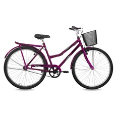 Bicicleta Mormaii Soberana Feminino Aro 26 Cesta - Violeta