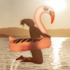 Boia Cisne Perolado Rosa - Mor 1972