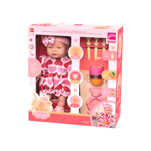 Boneca Babies Comidinhas - Roma 5068