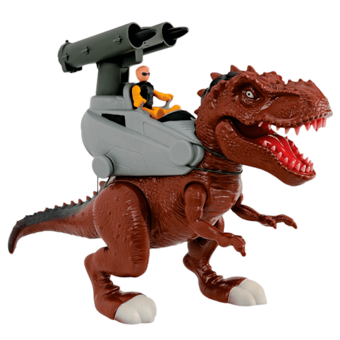 Brinquedo Dinossauro Rex Attack Defender Adijomar - Jurassic Park - Jóia  Presentes e Utilidades