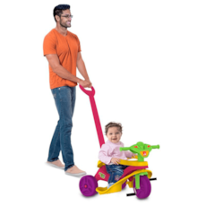 Brinquedo Bandeirante Motoca 760 Passeio Pedal - Rosa