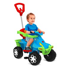 Brinquedo Bandeirante Quadriciclo Infantil Smart Passeio a Pedal 1221 - Azul