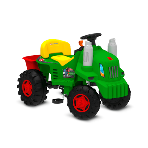Brinquedo Bandeirante Trator Pedal 1238 - Verde