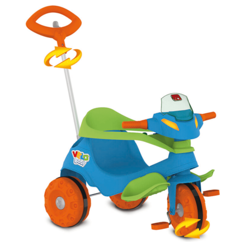 Brinquedo Bandeirantes Motoca 356 Velobaby Azul