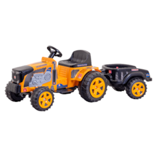 Brinquedo Biemmer Trator Elétrico Coutry Com Caçamba 327 - Amarelo Brinquedo Biemmer Trator Elétrico Coutry Com Caçamba 327 - Amarelo