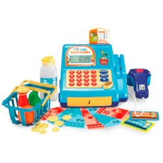 Brinquedo Caixa Registradora BR386 - Azul Brinquedo Caixa Registradora BR386 - Azul