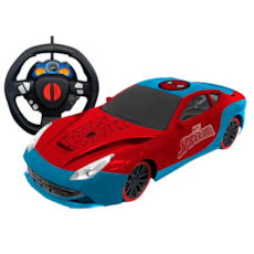 Brinquedo Candide Carro de Controle Remoto Spider-Man Racing - 58003 Brinquedo Candide Carro de Controle Remoto Spider-Man Racing - 58003