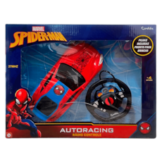 Brinquedo Candide Carro de Controle Remoto Spider-Man Racing - 58003