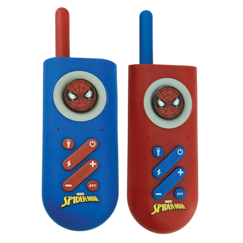Brinquedo Candide Walkie Talkie com Lanterna Homem-Aranha