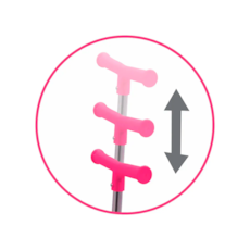 Brinquedo Cks Patinete 3 Rodas Com Led - Patc-D - Rosa