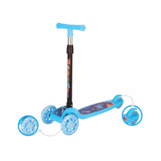 Brinquedo CSK Patinete 3 Rodas com Led - Azul