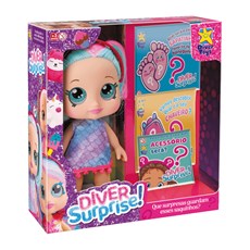 Brinquedo Divertoys Boneca Diver Surprise - 8171