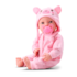Brinquedo Divertoys Boneca New Born de Pijama 