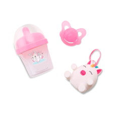 Brinquedo Divertoys Boneca New Born de Pijama 