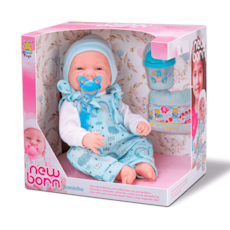 Brinquedo Divertoys Boneco New Born Soninho - 8335