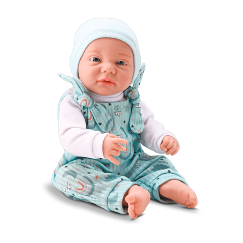 Brinquedo Divertoys Boneco New Born Soninho - 8335