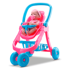 Brinquedo Divertoys Carrinho de Boneca - 8047