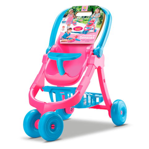 Brinquedo Divertoys Carrinho de Boneca - 8047