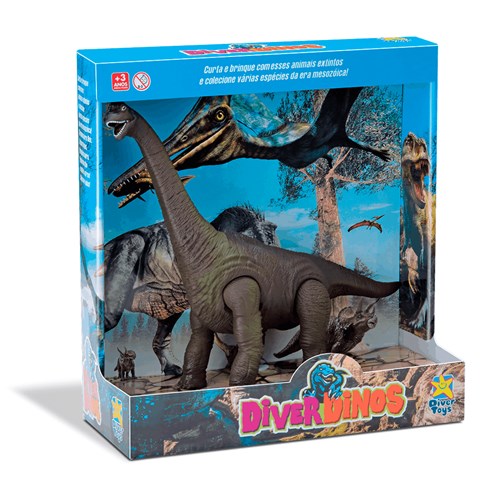 Brinquedo Divertoys Dinossauro Diver Dinos T-REX - 8193 - Martinello