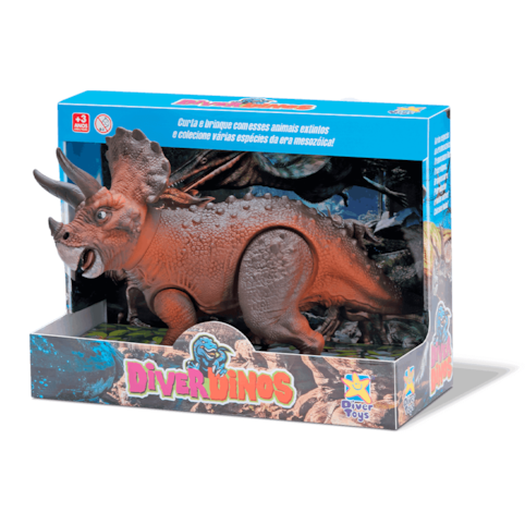 Brinquedo Divertoys Dinossauro Diver Dinos T-REX - 8193 - Martinello