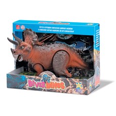 Brinquedo Divertoys Dinossauro Diver Dinos Triceratops - 8195
