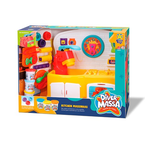 Brinquedo Divertoys Kitchen Massinha - 8124