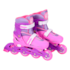 Brinquedo Dm Toys Inline Ajustável Com Acessórios R6541 - Rosa