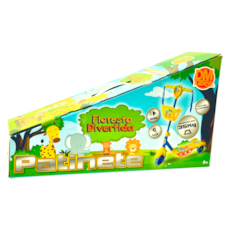 Brinquedo Dm Toys Patinete Floresta Divertida Com Cesta - R6176