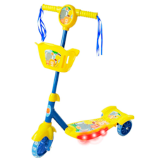 Brinquedo Dm Toys Patinete Floresta Divertida Com Cesta - R6176