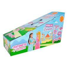 Brinquedo Dm Toys Patinete Sonho de Princesa Com Cesta - R5621