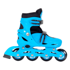 Brinquedo Dm Toys Patins Inline Ajustável Com Acessórios R6544 - Azul Brinquedo Dm Toys Patins Inline Ajustável Com Acessórios R6544 - Azul