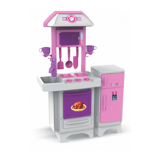 Brinquedo Magic Toys Cozinha Rosa - 8070 Brinquedo Magic Toys Cozinha Rosa - 8070
