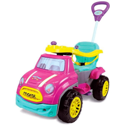 Brinquedo Bandeirante Motoca Velobaby - Rosa 357 - Martinello