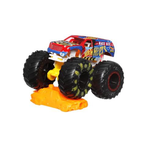 Kit 2x Hot Wheels Monster Trucks Brinquedo Carrinho Fyj44